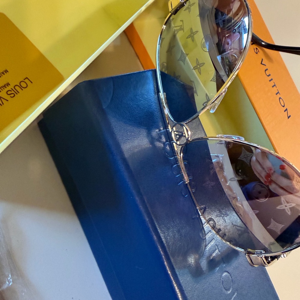 Louis Vuitton Silver Sunglasses